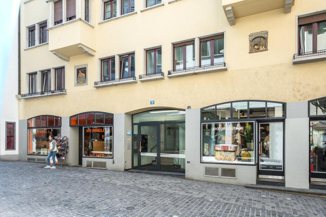 Muenstergasse Zurich Old Town Daire Dış mekan fotoğraf