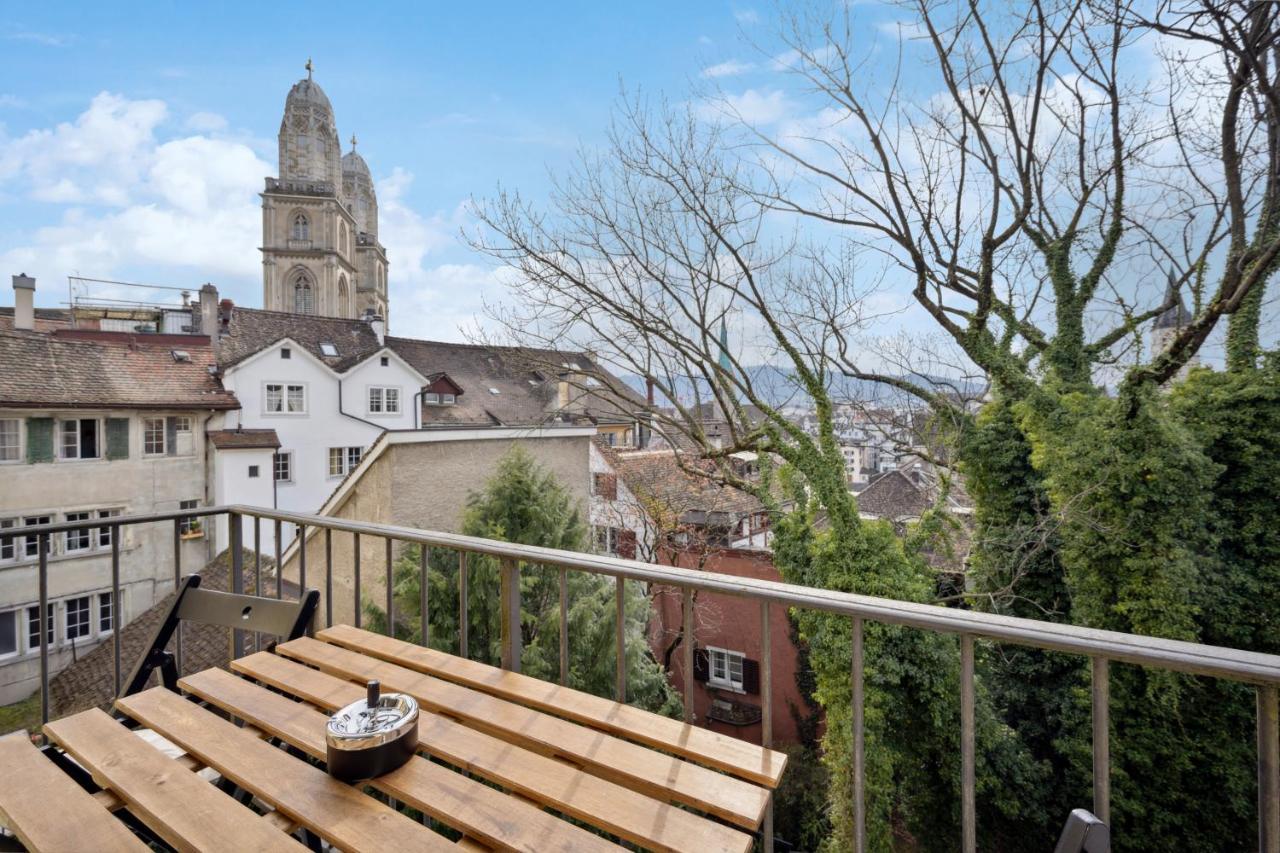 Muenstergasse Zurich Old Town Daire Dış mekan fotoğraf