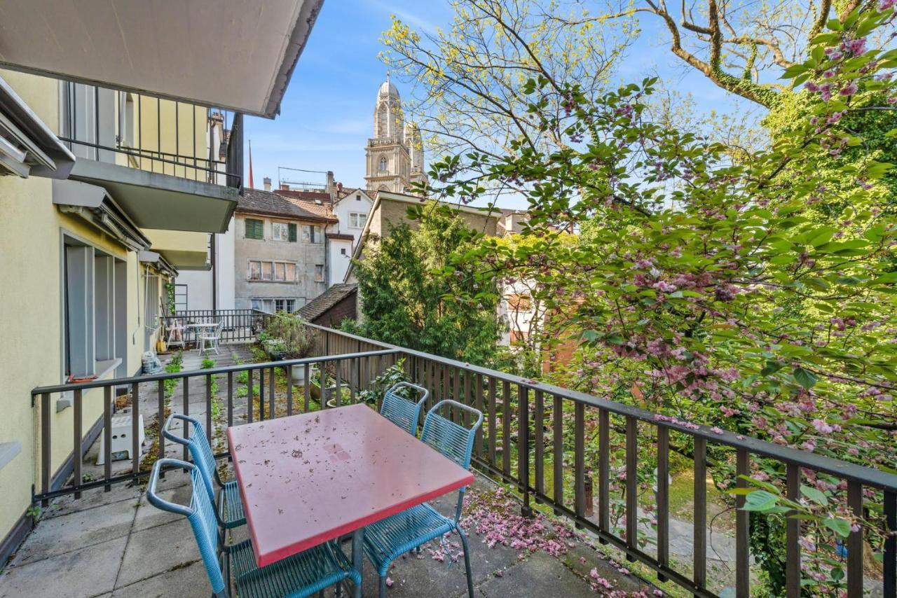 Muenstergasse Zurich Old Town Daire Dış mekan fotoğraf